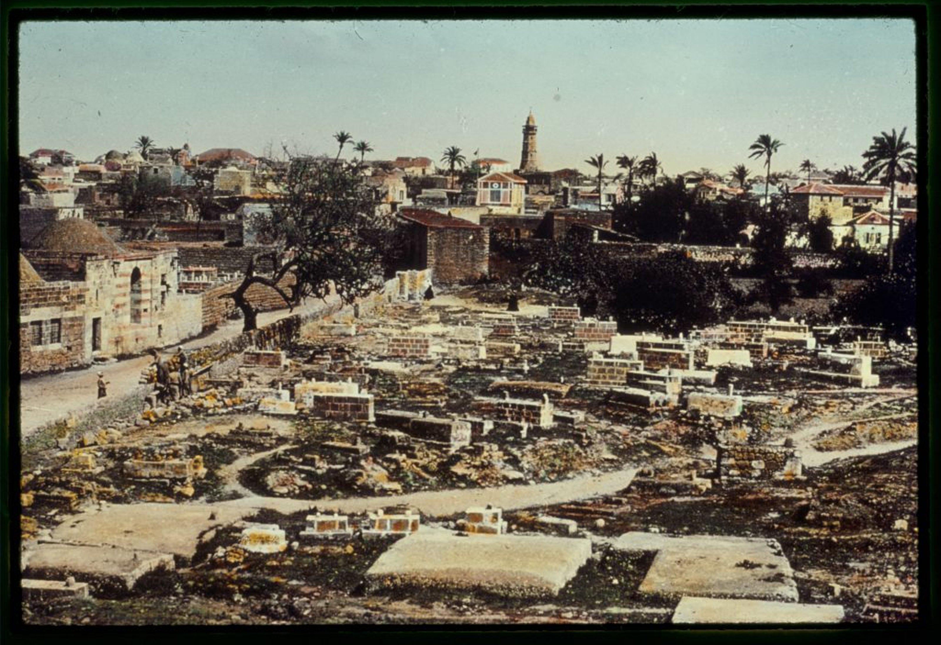 Southern Palestine, Hebron, Beersheba and Gaza area. Gaza. Judges 16:1. Photography: Matson Photo Service. Published between 1950 and 1977.