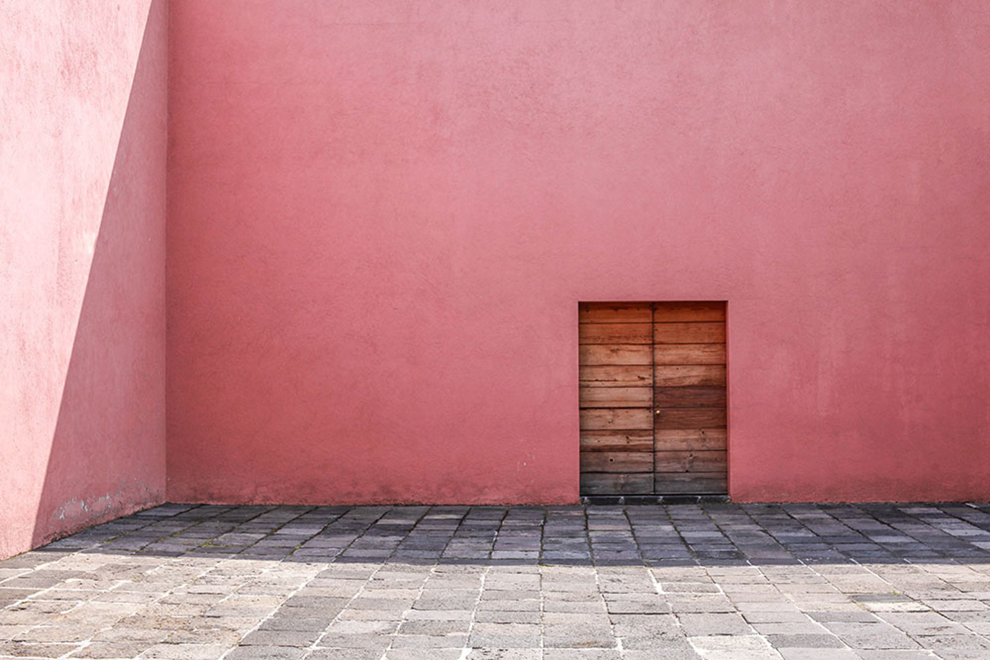 Exterior wall and door of Casa Pedregal