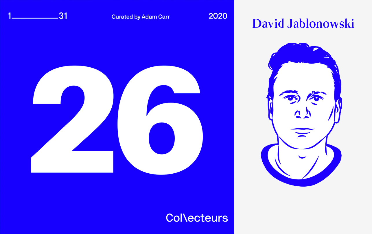26 - Illustrated portrait of David Jablonowski