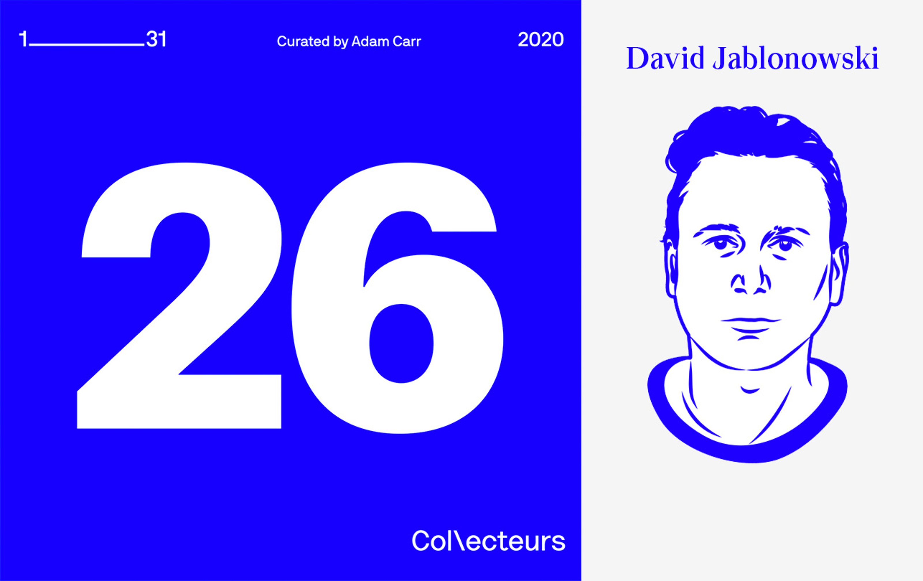 26 - Illustrated portrait of David Jablonowski
